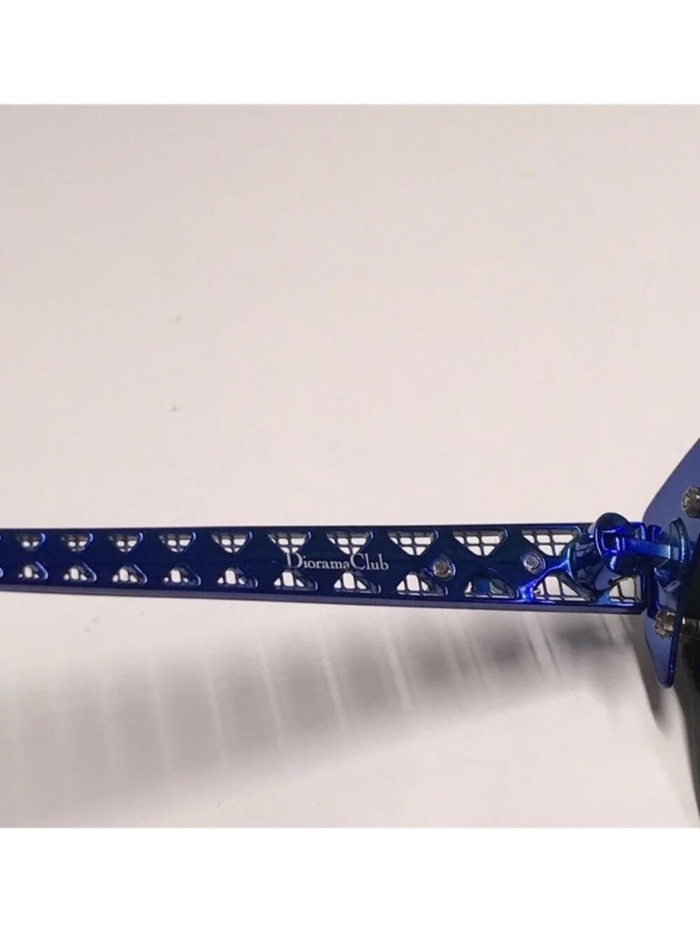 New Authentic CHRISTIAN DIOR Metal DioramaClub Sunglasses – Black & Blue - Picture 6 of 14